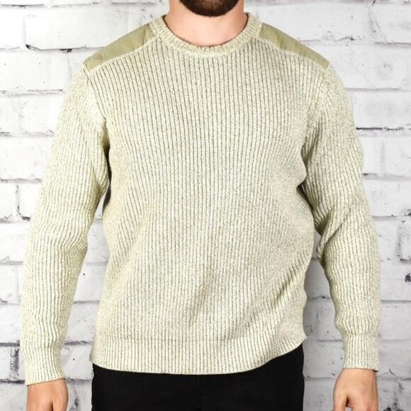 Northwest Territory Oatmeal Cotton Knit Crewneck Sweater - Picture 4 of 4